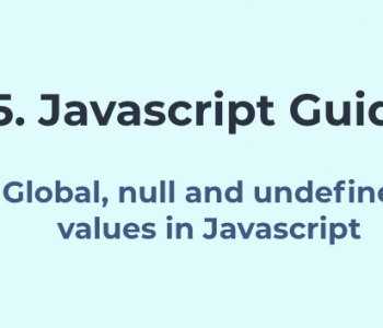 globals undefined and null values in javascript